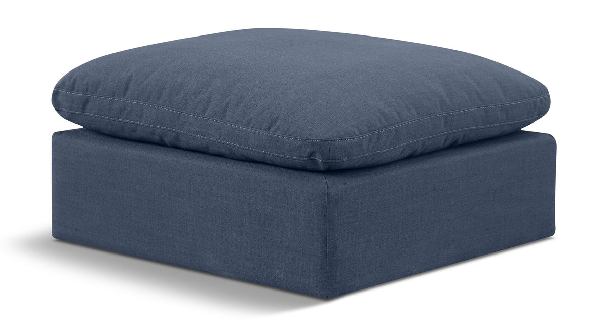 Indulge - Linen Ottoman