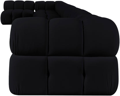 Orin - Velvet Performance Fabric Upholstered 8 Piece L-Shaped Sectional