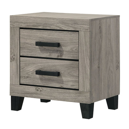 Mari - Nightstand - Light Gray Finish
