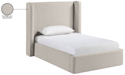 Kendall - Linen Textured Fabric Upholstered Bed