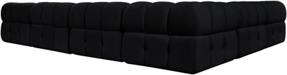 Orin - L-Shaped Velvet 6 Piece Modular Sectional