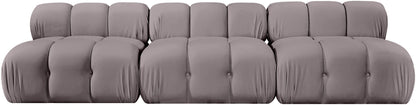 Orin - Velvet 3 Piece Modular Sofa