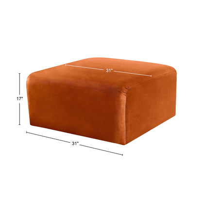Arc - Velvet Ottoman