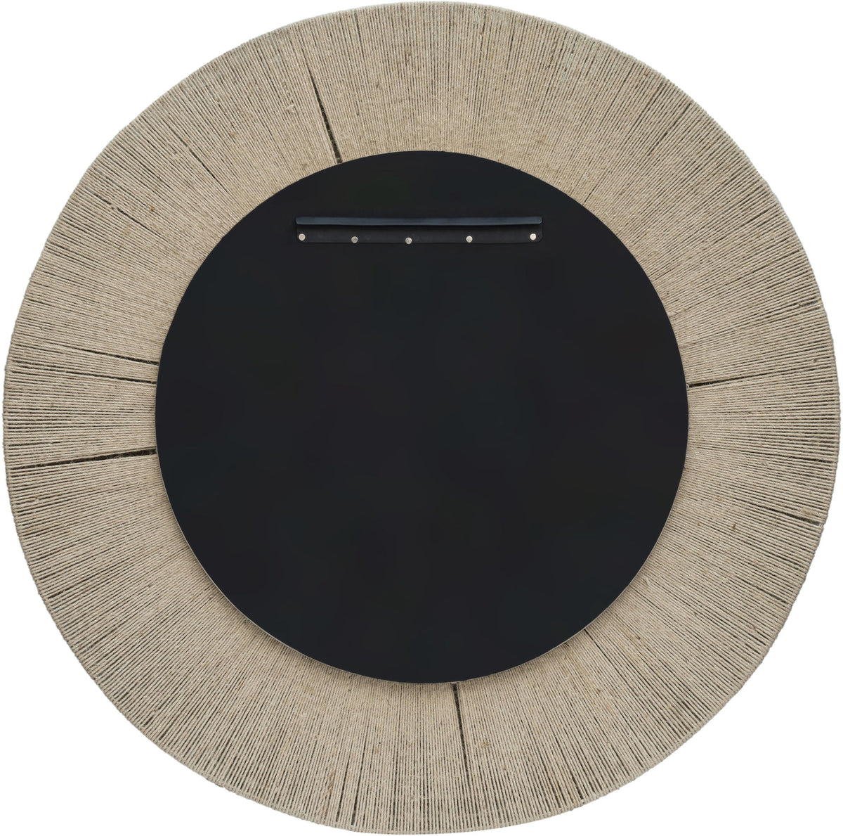 Meadow - Round Jute Rope Framed Mirror