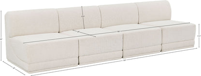 Ollie - 4 Seat Armless Modular Sofa