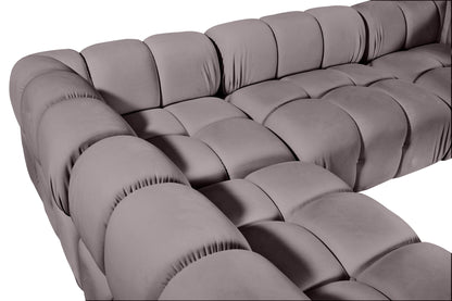 Orin - 6 Piece Modular Sectional (3 Modular Chairs, 2 Corner Chairs & Ottoman)