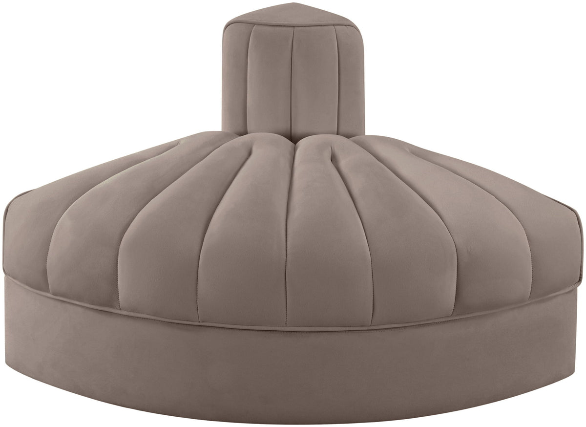 Rummi - Velvet Performance Fabric Upholstered Modular Chair