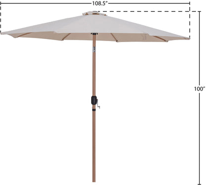 Fiji - Patio Umbrella With Teak Pole