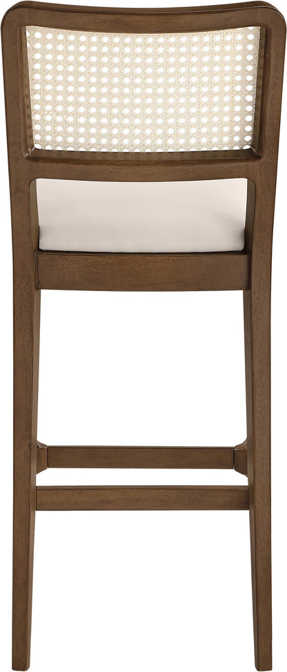 Atrium - Upholstered Bar Stool (Set of 2) - Brushed Brown Frame