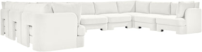 Hammond - Velvet Performance Fabric Upholstered 9 Piece Sectional