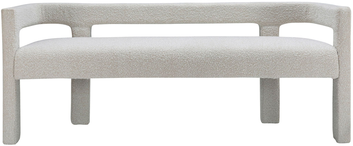 Athena - Boucle Fabric Bench