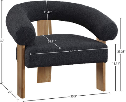 Winston - Accent Chair With Natural Legs