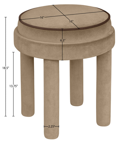 Velin - Velvet Ottoman / Stool