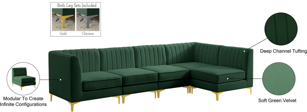 Alina - 5 Piece Modular Sectional