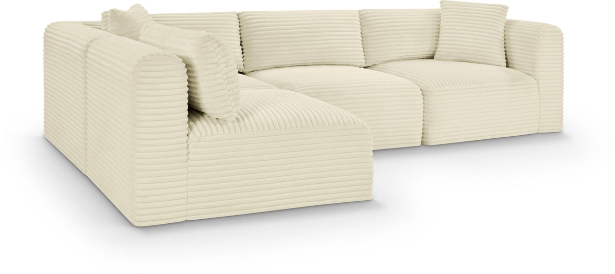 Shaggy - 4 Piece Modular Sectional