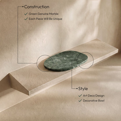 Livia - Genuine Marble Decorative Tray