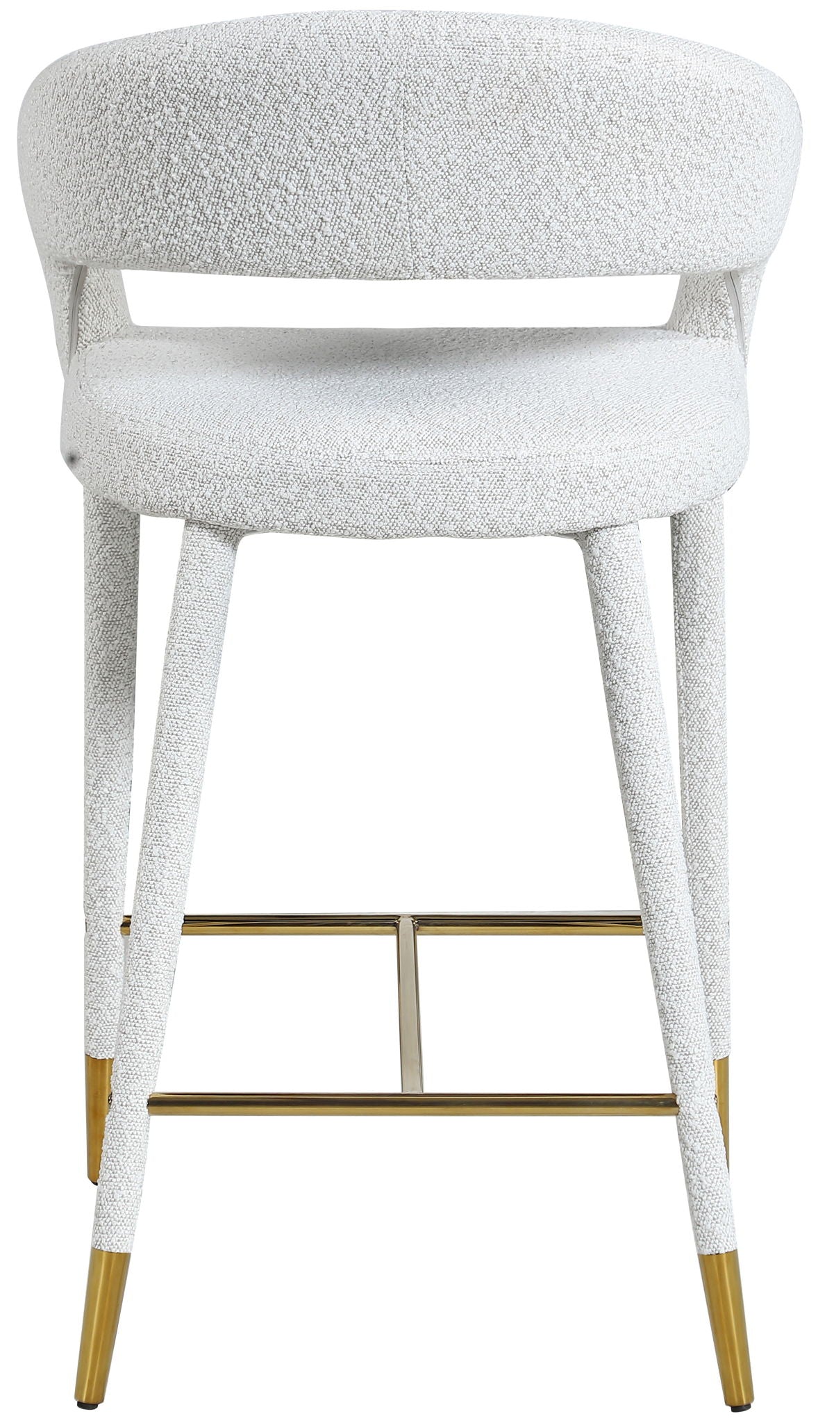 Destiny - Fabric Stool - Cream
