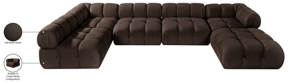 Orin - 6 Piece Modular Sectional (3 Modular Chairs, 2 Corner Chairs & Ottoman)