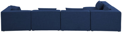 Cube - Linen 5 Piece Modular Sectional