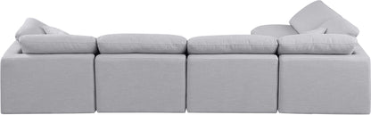 Indulge - Linen 5 Piece Modular Sectional