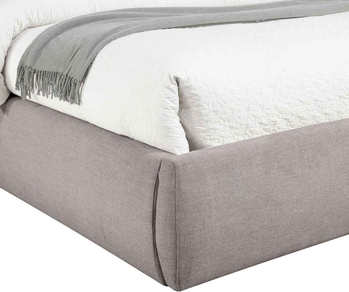 Adam - Linen Fabric Bed With 52" Headboard
