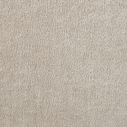 Turin - Chenille Fabric Upholstered Modular Corner Chair - Taupe / Brown Walnut