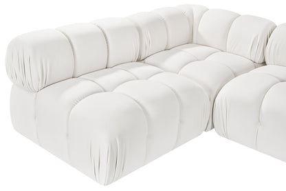 Orin - Velvet 5 Piece Modular Sectional