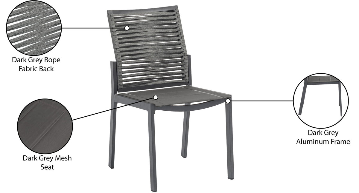 Maldives - Rope Outdoor Patio Dining Side Chair (Set of 2)
