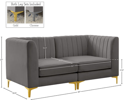 Alina - 2 Piece Modular Sectional