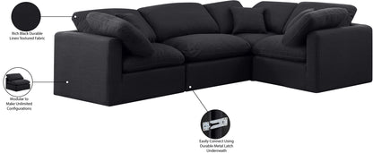 Indulge - Linen 4 Piece Modular Corner Sectional