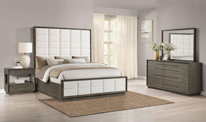 Durango 4-piece California King Bedroom Set Taupe Oak