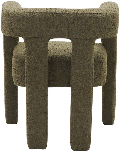 Athena - Boucle Fabric Dining Chair