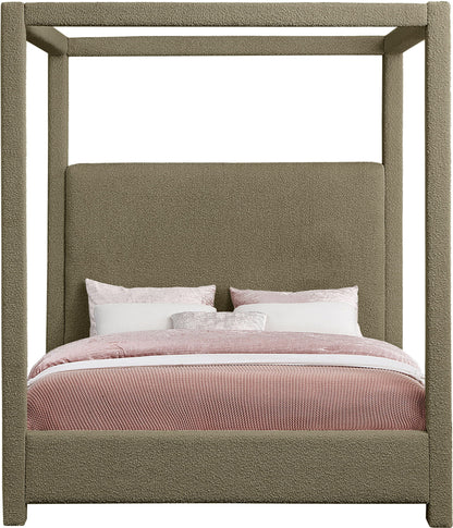 Eden - Boucle Fabric Upholstered Bed