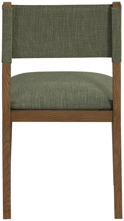 Avon - Linen Textured Performance Fabric Dining Side Chair (Set of 2)