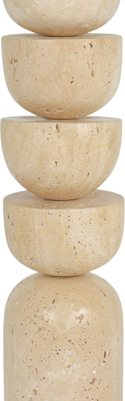 Opus - Linen Textured Fabric And Brass Table Lamp