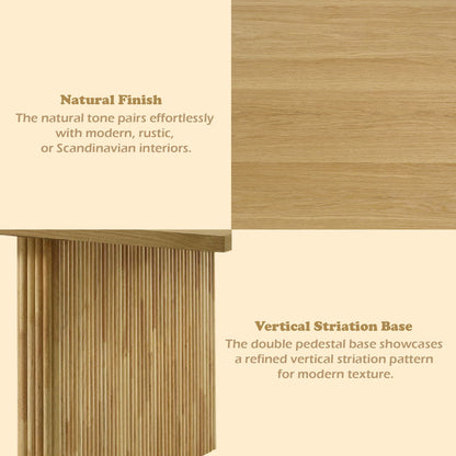 Einar - Dining Table - Natural