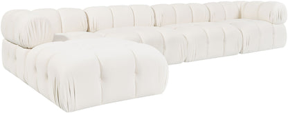 Orin - Fabric Velvet 5 Piece Modular Sectional