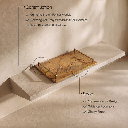 Nathan - Genuine Marble Tray