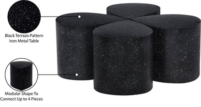 Petal - Coffee Table - Black Terazzo