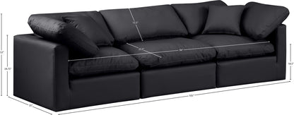 Indulge - Faux Leather 3 Seat Modular Sofa