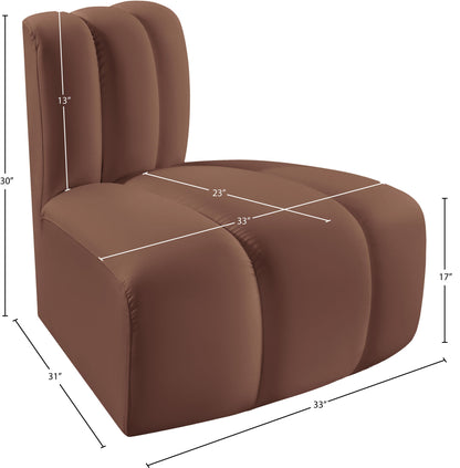 Arc - Faux Leather Reverse Corner Chair