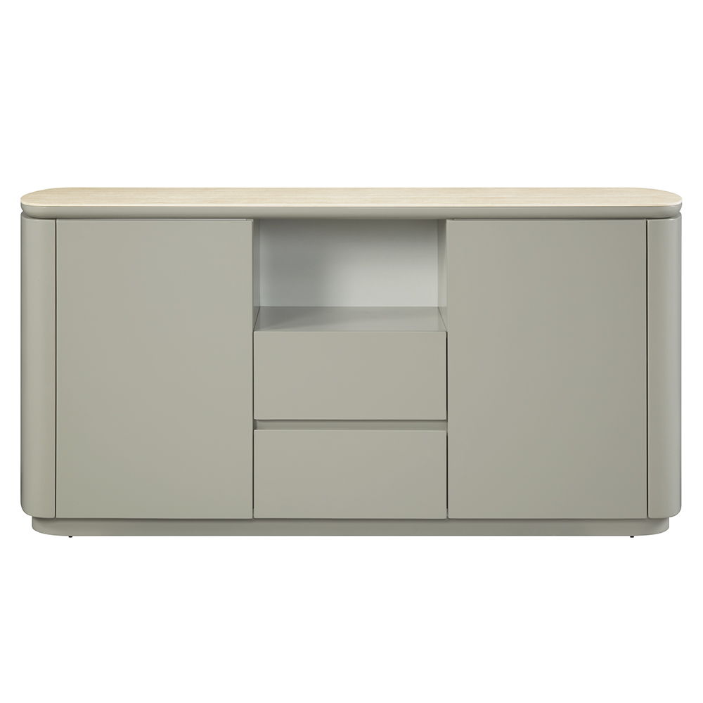 Ingram - Server - Ceramic Top & Light Gray