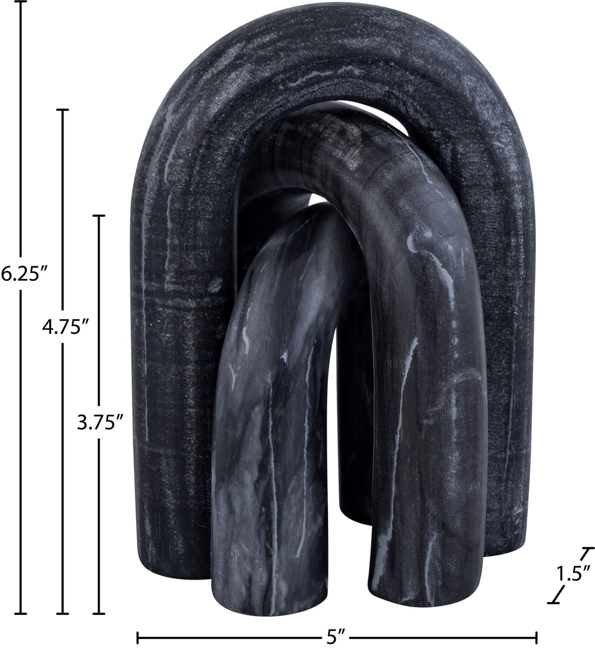 Arco - 3 Piece Marble Decorative Object