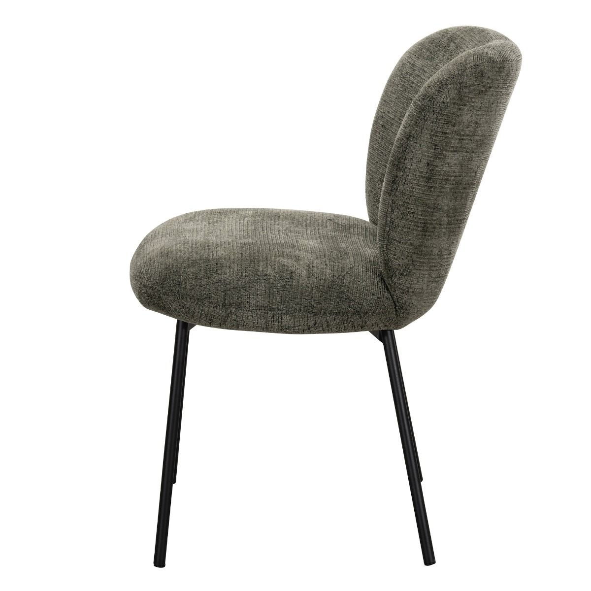 Cassian - Side Chair (Set of 2) - Green Linen