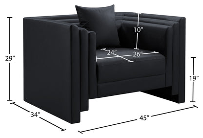 Everett - Vegan Leather Upholstered Chair