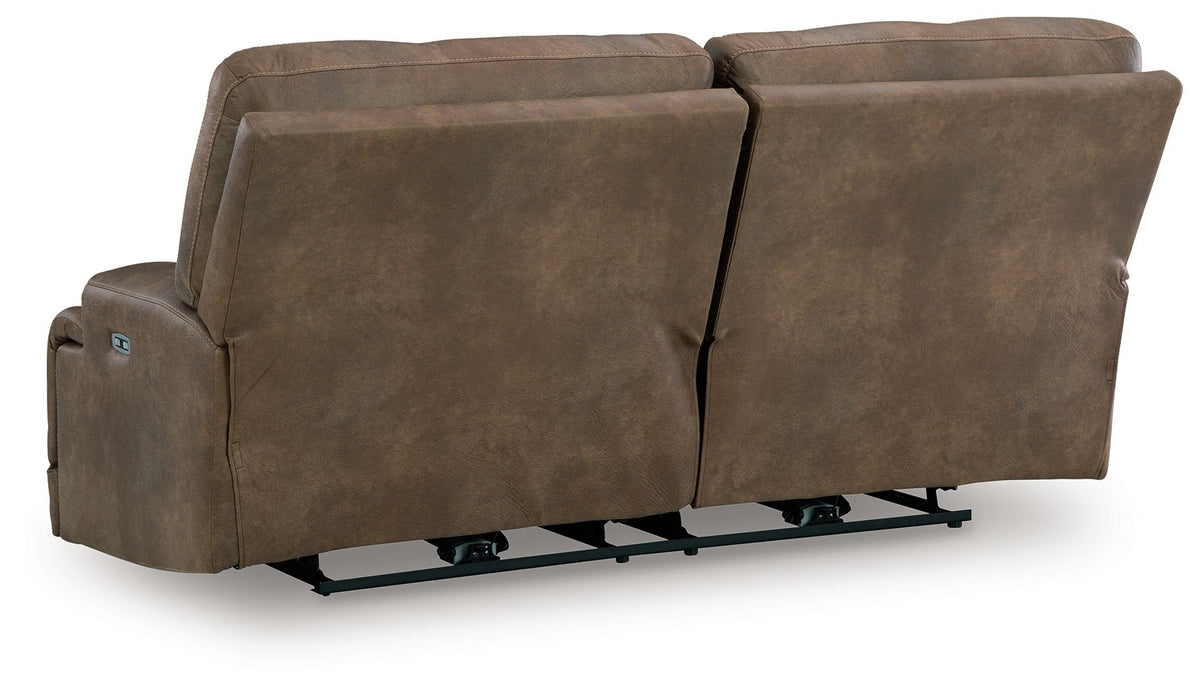 Beckley Place - 2 Pc. - Power Reclining Sofa And Loveseat - Earth