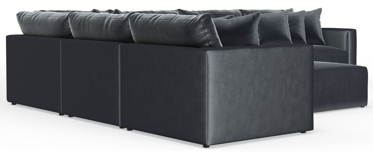 Remington - Modular Sofa And Cocktail Ottoman - Slate