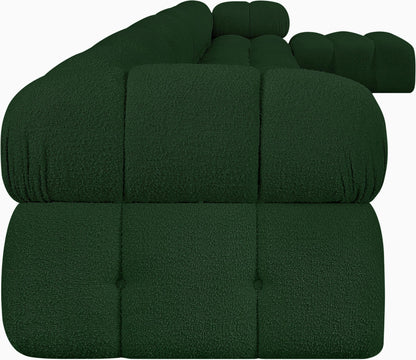 Ames - 7 Piece Boucle Fabric Modular L-Shaped Sectional