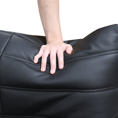 Relax - Vegan Leather 77.75" Upholstered Sofa