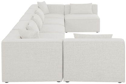Cube - Linen 7 Piece Modular U-Shaped Sectional
